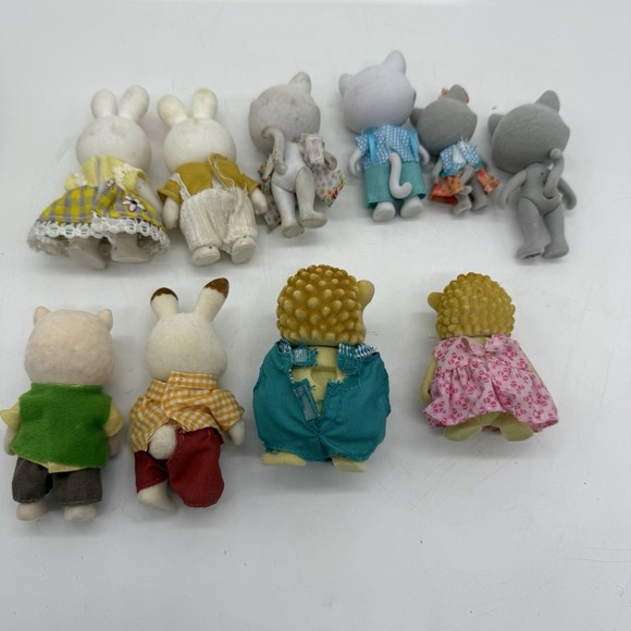 Sylvanian Families Calico Critters Lil Woodzeez Lot Mixed Rabbit Sheep Cat More - Picture 7 of 7